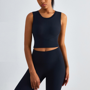 Sujetador Deportivo de Compresión Transpirable de Talla Grande para Mujer con Logotipo Personalizado, Soporte Medio, Secado Rápido, Comodidad, Almohadilla Frontal Extraíble, Yoga - Product Image 2