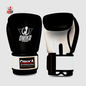 Custom OEM OMIKA Lightweight Breathable Boxing Gloves Premium Leather Professional Training Gloves for Wrist <b>Strap</b> Adjustable - Product Image 1