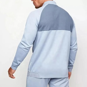 Conjunto Deportivo para Hombre con Bloques de Color, Chaqueta con Cierre de Cremallera y Pantalones Jogger con Cierre Completo, Ropa Deportiva para Entrenamiento, Estilo Otoñal - Product Image 6