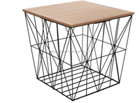 Meilleures ventes Table d'appoint design C Table d'appoint noire avec verre trempé pour la décoration de la maison par Ambience Lifestyle