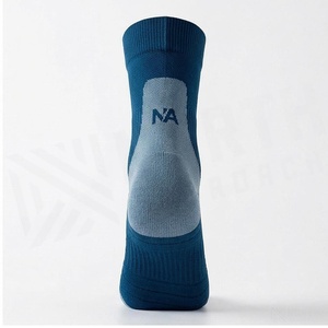 Blue Athletic <b>Socks</b> Ankle Length Breathable Knitted for <b>Running</b> Adults Summer Season - Product Image 2