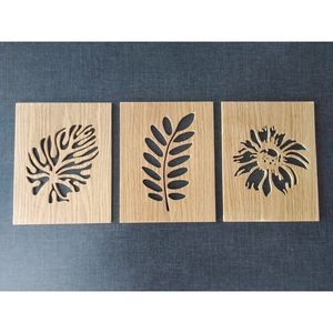 Letreros Decorativos de Pared de Madera MDF de Lujo para el Hogar - Product Image 1