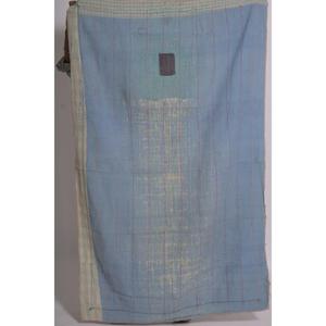 ผ้าห่มกันธากุดรีอินเดียทำมือสไตล์วินเทจ โบโฮ ผ้าคลุมเตียง ผ้าห่มสองด้าน ของตกแต่ง - Product Image 2