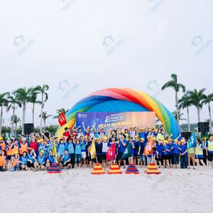 Arco Inflable Arcoíris para Team Building con Impresión UV, Bomba de Aire Eléctrica, Más de 12 pies, para Exteriores, Estilo de Vida, Thuy Linh - Product Image 2