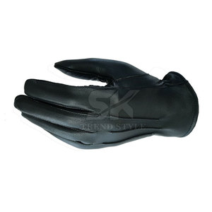 Gants en cuir imperméables à écran tactile, à doigts complets, pour hommes, style mode - Product Image 4