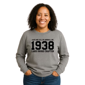 เสื้อสเวตเชิ้ตลายกราฟิกสีเทาสำหรับผู้หญิง ปี 1938 เสื้อแขนยาวลำลอง สตรีทแวร์สำหรับทุกวัน เสื้อผ้าสไตล์ไลฟ์สไตล์ที่สวมใส่สบาย - Product Image 1