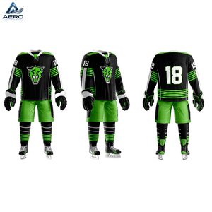 Uniforme de Hockey sobre Hielo de Tela Suave al Tacto, Sublimado de Alto Rendimiento, Calidad Premium, Último Estilo, con Impresión de Logotipo Personalizado, del Mejor Proveedor - Product Image 1