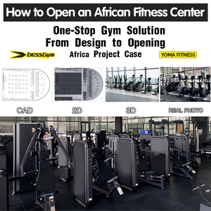 Proyecto de Gimnasio de Alta Gama en el Distrito <span class=keywords><strong>Central</strong></span> de Negocios de África, 600 m², Instalación Completa de Equipos de Gimnasio Comercial para Inversores - Product Image 2