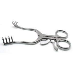 Retractor Orbital KENNERDELL MAROON de Acero Inoxidable, Instrumentos Oftálmicos Quirúrgicos Reutilizables de Blush Surgical - Product Image 1