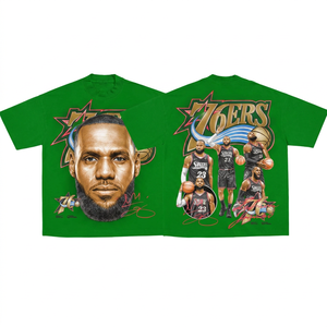 Camiseta de Algodón Grueso Premium para Hombre con Corte Holgado y Hombros Caídos para Marcas de Ropa Urbana Personalizada - Product Image 3