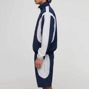 Conjunto Deportivo de Invierno Personalizado con Logotipo, Chaqueta Cortavientos Elástica y Pantalones de Chándal de Nailon para Entrenamiento - Product Image 6