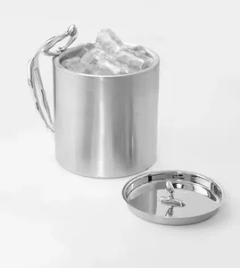 Enfriador de Champán Decorativo de Lujo Hecho a Mano para Diseño de Interiores Contemporáneo, Almacenamiento de Bebidas y Excelencia en Hostelería Zahid - Product Image 2