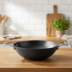 Prix d'usine – Marmite de cuisson en fonte de 22 cm, série Nitrile, durable, antiadhésive, pour la cuisson et la friture, approvisionnement en gros pour ustensiles de cuisine et usage domestique - Product Image 4