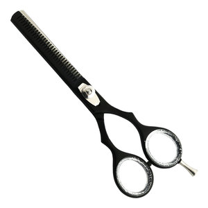 Professional Hair Scissors Stainless Steel Sharp <b>Blade</b> Long Handle Right Handed For <b>Barber</b> Use Low MOQ Training Use <b>Barber</b> Curvd - Product Image 3