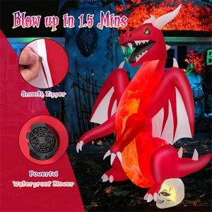 Decorazioni Gonfiabili per Halloween da 2,4 Metri per Esterni, Gonfiabili Festivi per la Stagione Spettrale - Product Image 6