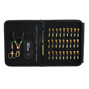 Kit de Herramientas Profesionales para Extensiones de Cabello de Calidad de Salón: Removedor de Micro Anillas, Gancho Extractor, Peine de Cola, Rodillos de Velcro y Tijeras de Precisión - Product Image 1