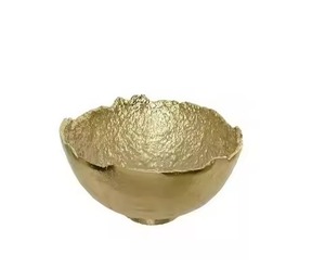 Tazón de Metal Premium para Chocolate con Acabado Dorado, Tazón para Servir Dulces, Tazón para Postres, Decoración para Mesa de Comedor - Product Image 6