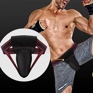 Hot Sale High Quality Leather Boxing Groin Guard Protector Custom Made Training Wholesale Price Groin Guard - Product Image 3