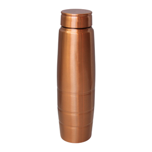 Botella de agua de cobre puro premium de 1000 ml con diseño martillado de diamante, a prueba de fugas y antibacteriana, recipiente ayurvédico para yoga - Product Image 4
