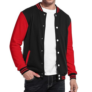 Chaqueta Varsity Personalizada con Logotipo Bordado, Chaqueta de Béisbol de Cuero y Lana de Alta Calidad - Product Image 1