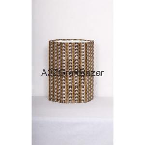 Poubelle hexagonale pliable en carton de coton tendance, design élégant, ouverture supérieure, taille personnalisée, pour bureau et hôpital - Product Image 1