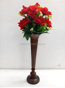 Vase à fleurs artisanal en fer rustique de luxe, couleur personnalisée, placage or, décoration de table, décoration de mariage, prix de gros - Product Image 3