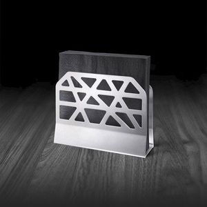 Modern Stainless Metal <b>Tissue</b> <b>Holder</b> Durable Napkin Organizer Elegant Tabletop Dispenser for <b>Kitchen</b> Dining Bathroom Everyday Us - Product Image 6