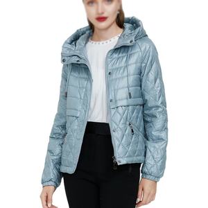 Men and Women Winter <b>Waterproof</b> Breathable Windproof Eco-Friendly Cotton Puffer <b>Jacket</b> | Solid Hooded Quilted Coat Zipper <b>Parka</b> - Product Image 6