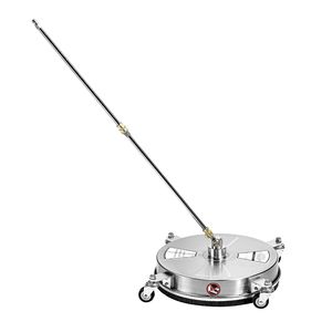 Pulitore per Superfici in Acciaio Inox da 15 Pollici con 4 Ruote, Accessorio per Idropulitrice con Pressione Massima 4000 PSI, Connessione Rapida da 1/4 di Pollice - Product Image 5
