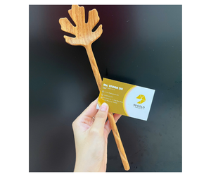 Handmade Salad Wooden <b>Spoon</b> Natural Wood Salad Wooden <b>Spoon</b> Leaf Shape Eco Friendly Wooden <b>Spoon</b> For Salad Vietnam Supplier 2026 - Product Image 1