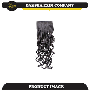 Vente de gros Prix bon marché de fermeture de cheveux du temple indien du sud de haute qualité Texture droite Cheveux humains vierges Remy bruts directement en usine - Product Image 5