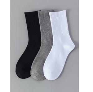 Chaussettes en coton épais confortables pour jeunes, respirantes et douces, idéales pour le sport, le bureau, les voyages et les loisirs. - Product Image 1