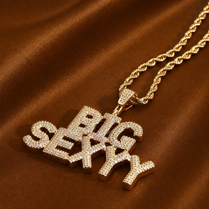Pendentif personnalisé en moissanite, or 10 carats, style hip-hop, bijoux pour hommes et femmes - Product Image 2