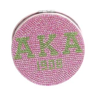 Pink Bling <b>Mirror</b> Compact Women Makeup <b>Pocket</b> <b>Mirror</b> Portable Folding Cosmetic <b>Mirror</b> Fashion Beauty Accessory Gift Travel - Product Image 4