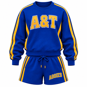 Conjunto de Sudadera y Pantalones Cortos Deportivos Personalizados, Ropa Deportiva de Dos Piezas, Marca Privada, Fabricante OEM al por Mayor - Product Image 1