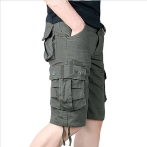 New Style Custom Logo Men Cargo Shorts Solid Color Cargo Shorts Made In Pakistan Cargo Shorts - Product Image 1