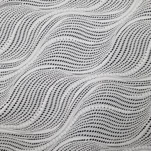 Tissu en dentelle extensible à motif vague abstrait, couleur personnalisée, Nylon Spandex, 150 cm, découpe libre, tricot chaîne léger, pour robes de mariée et lingerie - Product Image 1