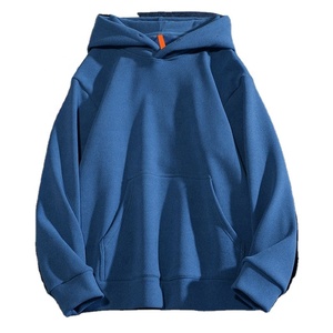 Homme เสื้อกันหนาวมีฮู้ดสำหรับผู้ชาย,เสื้อสเวตเตอร์แบบสวมศีรษะหนาไม่ผูกเชือกสีพื้นหนาปี460Gsm ผลิตตามสั่ง - Product Image 3