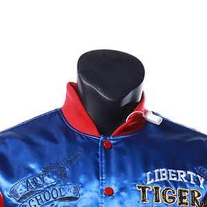 Chaqueta universitaria de béisbol tipo bomber para hombre, bordada de alta calidad, personalizada, con mangas de cuero, la más demandada del 2026. - Product Image 4