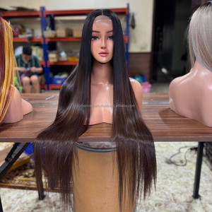 Perruques en cheveux naturels les plus vendues, perruques Lace Front lisses comme des baguettes, produits capillaires vietnamiens bruts, perruques lisses de qualité supérieure - Product Image 2