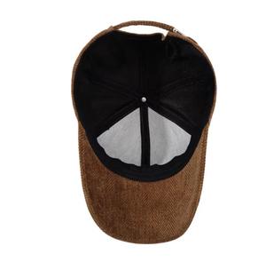 Casquette de baseball unisexe marron avec broderie dorée, décontractée, réglable, pour l'extérieur, 100% coton, toutes saisons, pour adulte - Product Image 4