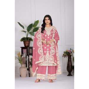 Ensemble Dupatta haut-bas et magnifique pour femmes - Product Image 1