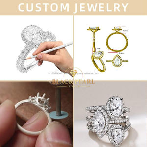 Diseño personalizado 1CT Moissanite boda anillos de compromiso oro sólido 10K 14K 18K corte estilo clásico Ajuste de garra - Product Image 4