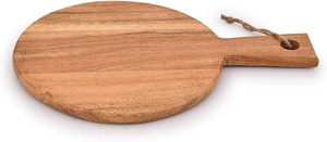 Artizon Studio – Blocs à découper ronds en bois naturel, fournis directement par l'usine, avec poignée, compatibles lave-vaisselle, épaisseur 1,5 cm, pour la découpe en cuisine - Product Image 4