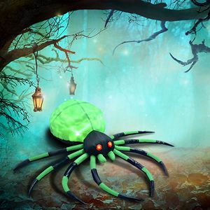 Ragno LED Gonfiabile da 6 Piedi per Halloween, Decorazione da Giardino Impermeabile per Esterni - Product Image 2