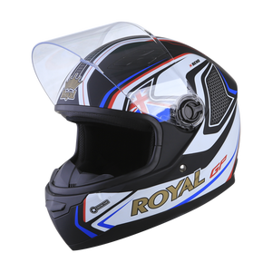 Casque M136 ROYAL fabriqué au Vietnam, alliant sécurité et confort avec une coque ABS, une visière unique et un ajustement adaptable. - Product Image 3