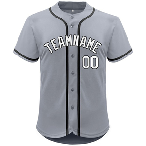 Camiseta de Béisbol/Sóftbol Personalizada al por Mayor, con Botones, Transpirable, de Secado Rápido, Unisex, para Adultos, 100% Poliéster, Manga Corta - Product Image 1
