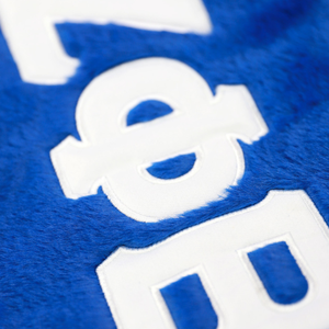 Zeta Phi Beta Fur Tote Bag Royal Blue Womens Greek Letter <b>Handbag</b> ZΦB Plush Carryall Sorority Accessory Stylish Shoulder Bag - Product Image 6