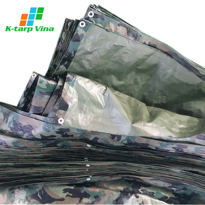Bâche en PE à motif camouflage la plus vendue, haute qualité, service de découpe OEM ODM, épaisseur personnalisable, K-Tarp Vina - Product Image 5
