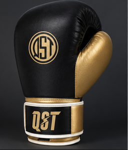 Gants d'entraînement de boxe en cuir PU, gants de protection des jointures rembourrés, sangle de poignet réglable en Velcro, respirants, pour le sport - Product Image 2